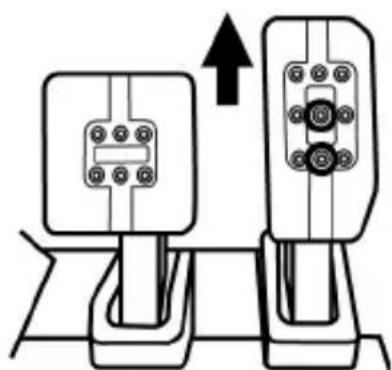 THRUSTMASTER T-LCM Pedals - MONTERA PEDALSETET PÅ ETT STÖD ELLER EN COCKPIT - 1