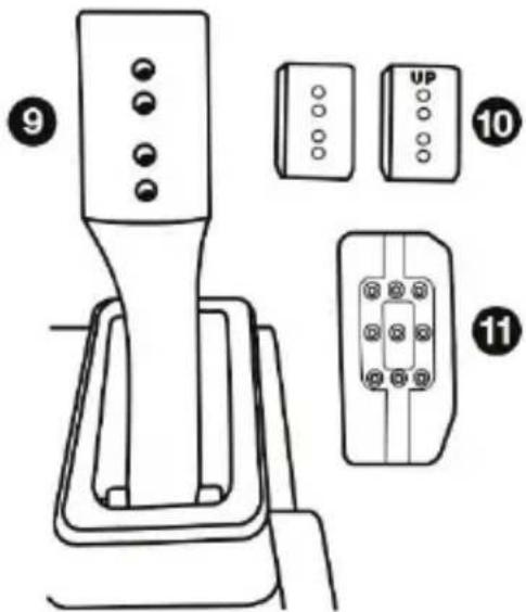 THRUSTMASTER T-LCM Pedals - Pedal kolları ve başlıkları - 1