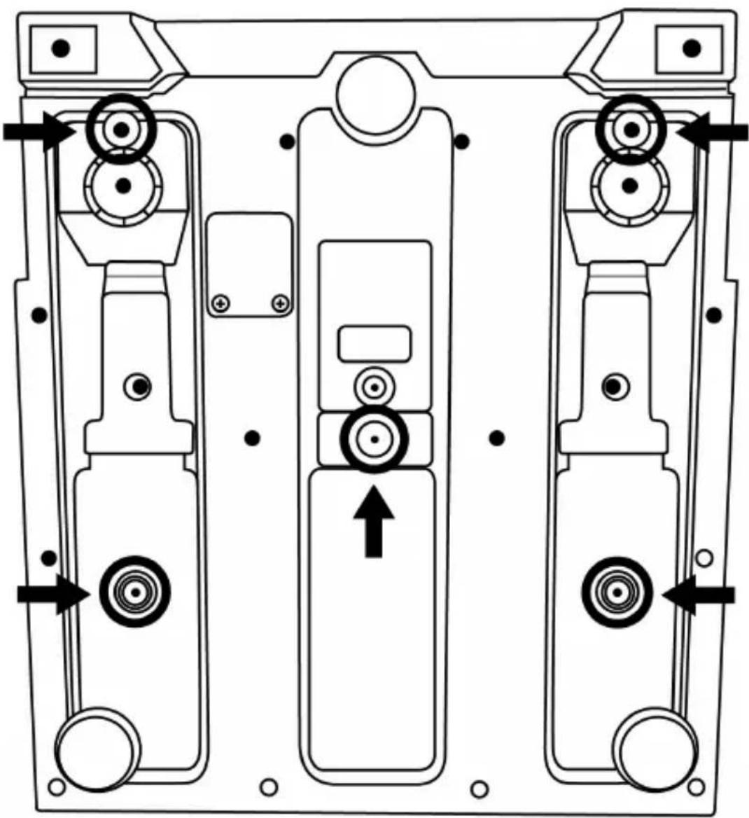 THRUSTMASTER T-LCM Pedals - 将踏板组固定到支座上或驾驶座上 - 2