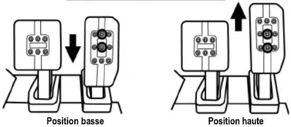 THRUSTMASTER T-LCM Pedals - Ajuster la HAUTEUR des pédales - 1