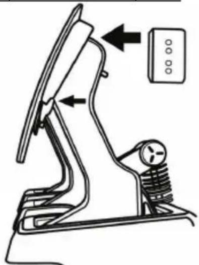 THRUSTMASTER T-LCM Pedals - Neigungswinkel der Pedale einstellen - 2