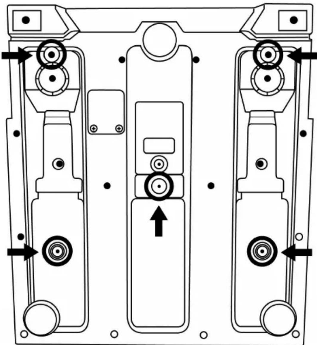 THRUSTMASTER T-LCM Pedals - A PEDÁLSZETT RÖGZÍTÉSE VALAMILYEN FELÜLETRE VAGY SZIMULÁCIÓS ÜLÉSBE - 2