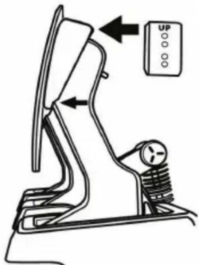 THRUSTMASTER T-LCM Pedals - Regolare l'inclinazione dei pedali - 3