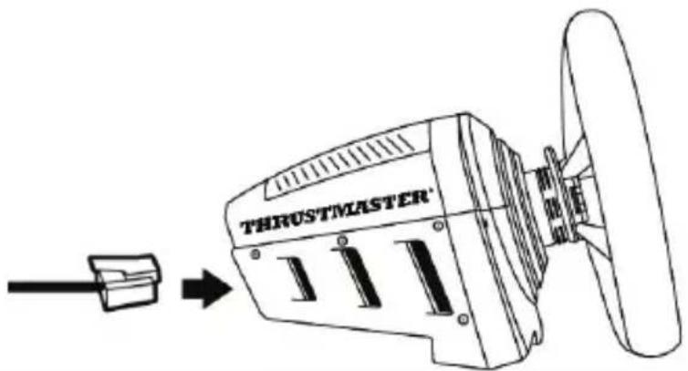 THRUSTMASTER T-LCM Pedals - 使用搭配 Thrustmaster(图马思特)方向盘底座的踏板组 = 必须拔掉 RJ12 电缆(2) - 1