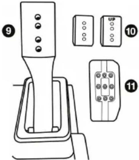 THRUSTMASTER T-LCM Pedals - Pedálkar és fej - 1