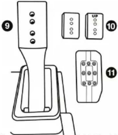 THRUSTMASTER T-LCM Pedals - Pedalarmar och pedalhuvuden - 1