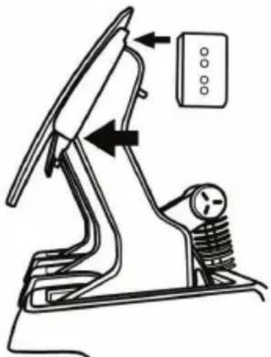 THRUSTMASTER T-LCM Pedals - Justera lutningen på pedalerna - 1