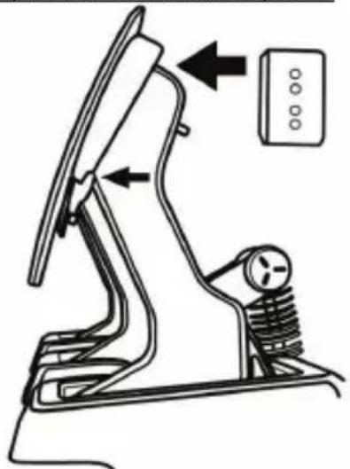 THRUSTMASTER T-LCM Pedals - Adjusting the inclination of the pedals - 2