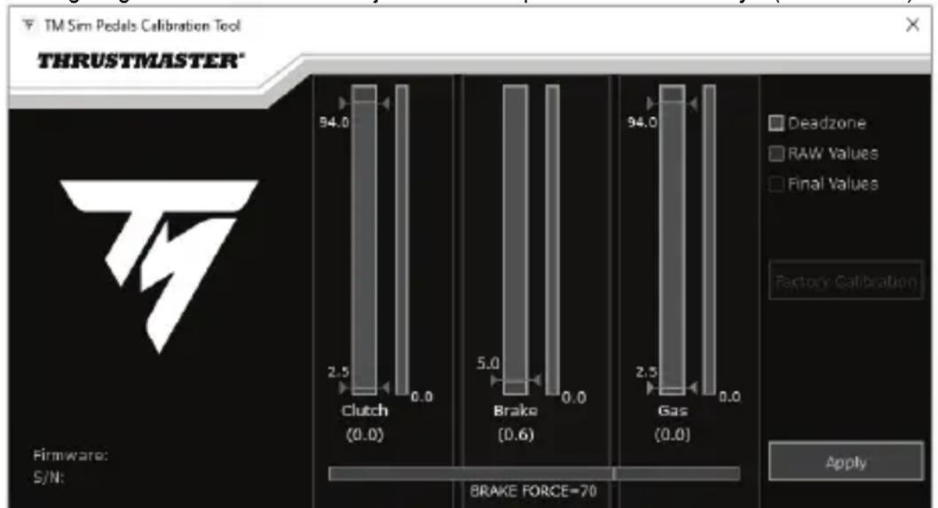 THRUSTMASTER T-LCM Pedals - Töltse le és telepítse a kalibrációs szoftvert: - 1