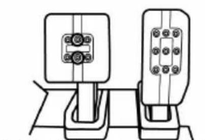 THRUSTMASTER T-LCM Pedals - ELEMENTY - 2