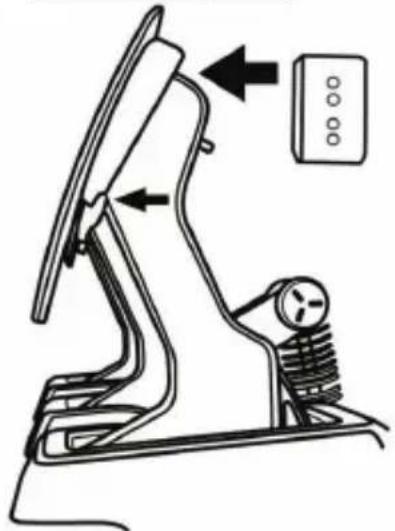 THRUSTMASTER T-LCM Pedals - 调节踏板的倾角 - 1