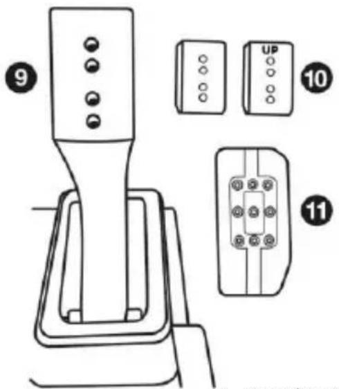 THRUSTMASTER T-LCM Pedals - 踏板臂和踏板頭 - 1