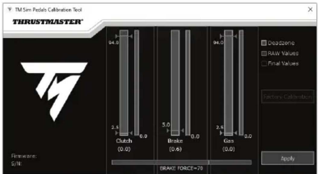THRUSTMASTER T-LCM Pedals - 下载并安装校准软件: - 1