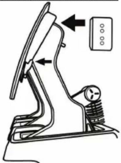 THRUSTMASTER T-LCM Pedals - Regolare l'inclinazione dei pedali - 2