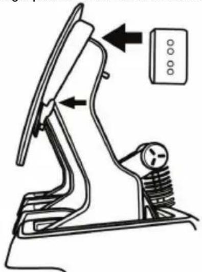 THRUSTMASTER T-LCM Pedals - A pedálok dölésszögének beállítása - 2