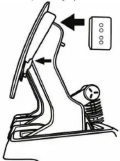 THRUSTMASTER T-LCM Pedals - MONTERA PEDALSETET PÅ ETT STÖD ELLER EN COCKPIT - 4