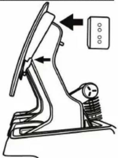 THRUSTMASTER T-LCM Pedals - Ajustar a inclinação dos pedais - 2