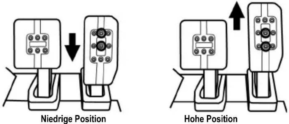 THRUSTMASTER T-LCM Pedals - Pedalhöhe verändern - 1