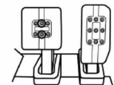 THRUSTMASTER T-LCM Pedals - MONTERA PEDALSETET PÅ ETT STÖD ELLER EN COCKPIT - 2