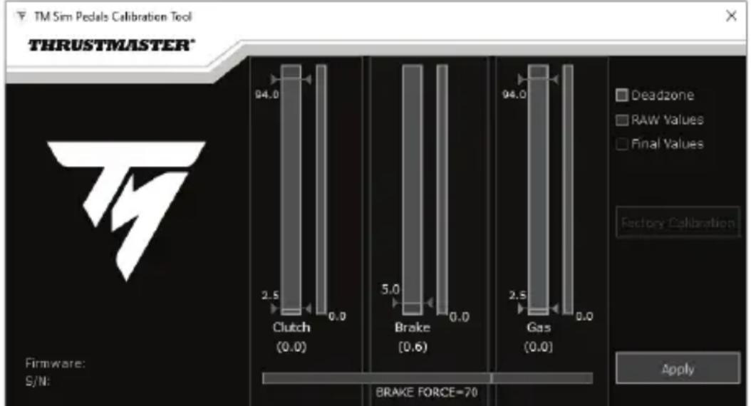 THRUSTMASTER T-LCM Pedals - Pobierz i zainstaluj program do kalibracji: - 1