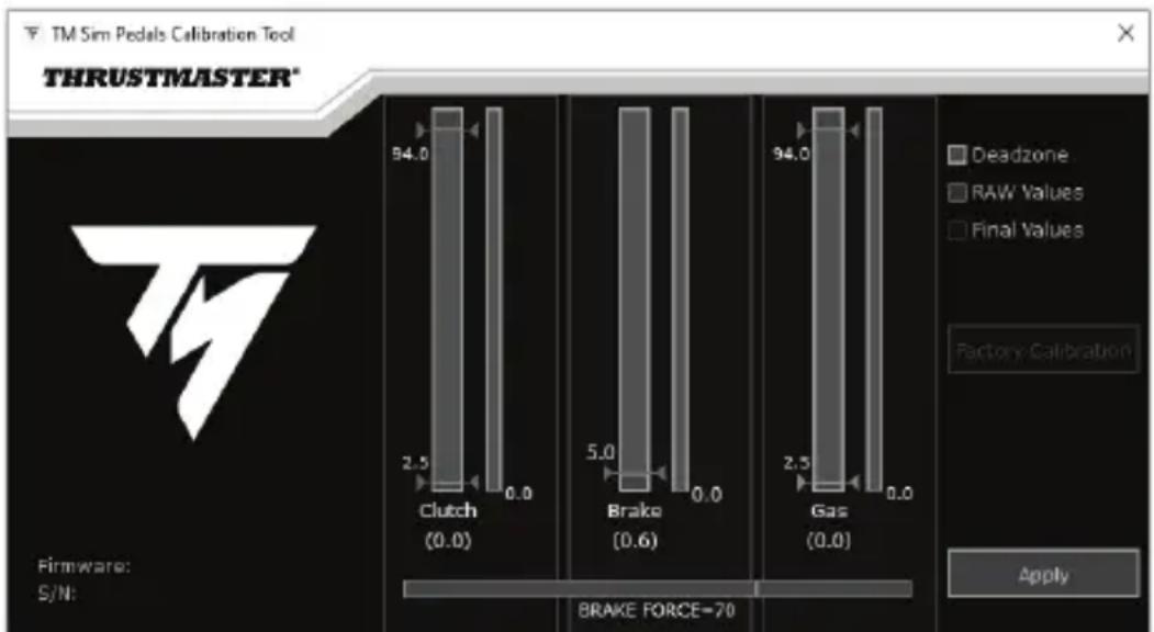THRUSTMASTER T-LCM Pedals - Lataa ja asenna kalibrointiohjelmisto: - 1