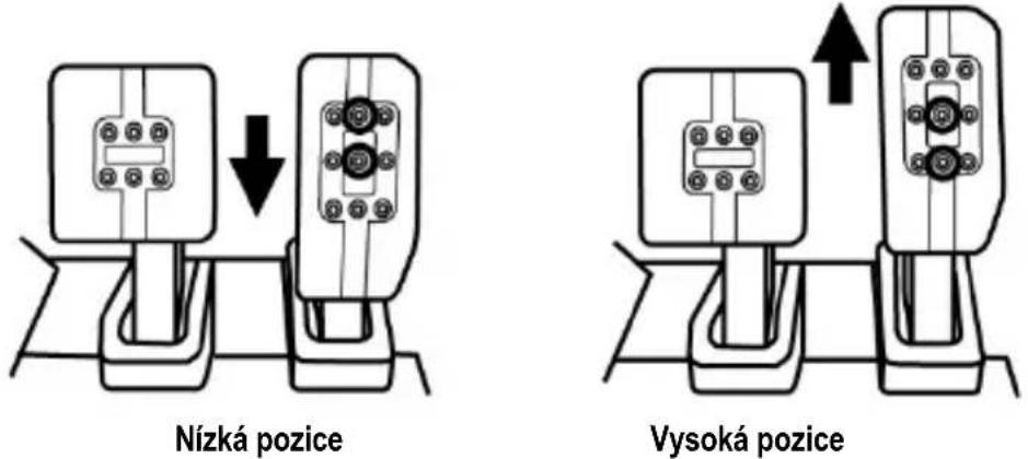 THRUSTMASTER T-LCM Pedals - Nastavení výšky pedálů - 1