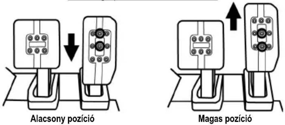 THRUSTMASTER T-LCM Pedals - A pedálok magasságának beállítása - 1