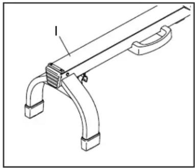 icon Proform 750R - HOW TO MOVE THE ROWER IN THE UNFOLDED POSITION - 1