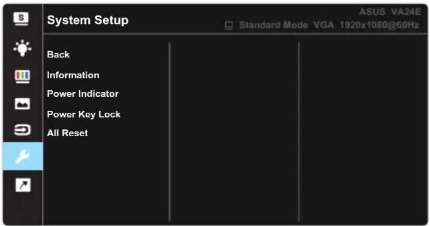 ASUS VA24EHL - System Setup (Opsætning af system) - 2