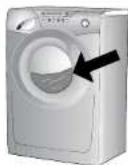 HOOVER VHD 8123 D07S - WARNING: DURING THE WASHING CYCLE, THE WATER CAN REACH A TEMPERATURE OF 90°C. - 6