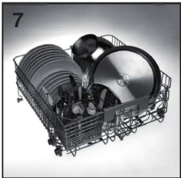 HOOVER HDIN 4S613PS-80 - Överkorg (fig. 6) - 2