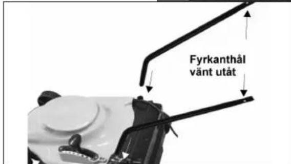 Fyrkanthål vänt utåt