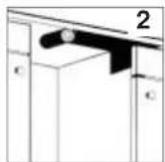 HOOVER HOD 7G10X-86 - MONTERING UNDER K∅KKENBORD - 2