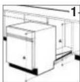 HOOVER HOD 7G10X-86 - MONTERING UNDER K∅KKENBORD - 1