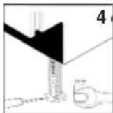 HOOVER HOD 7G10X-86 - MONTERING UNDER K∅KKENBORD - 4