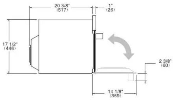 BERTAZZONI PROF30SOEX - Installation dimensions / Dimensions d'Installation - 1