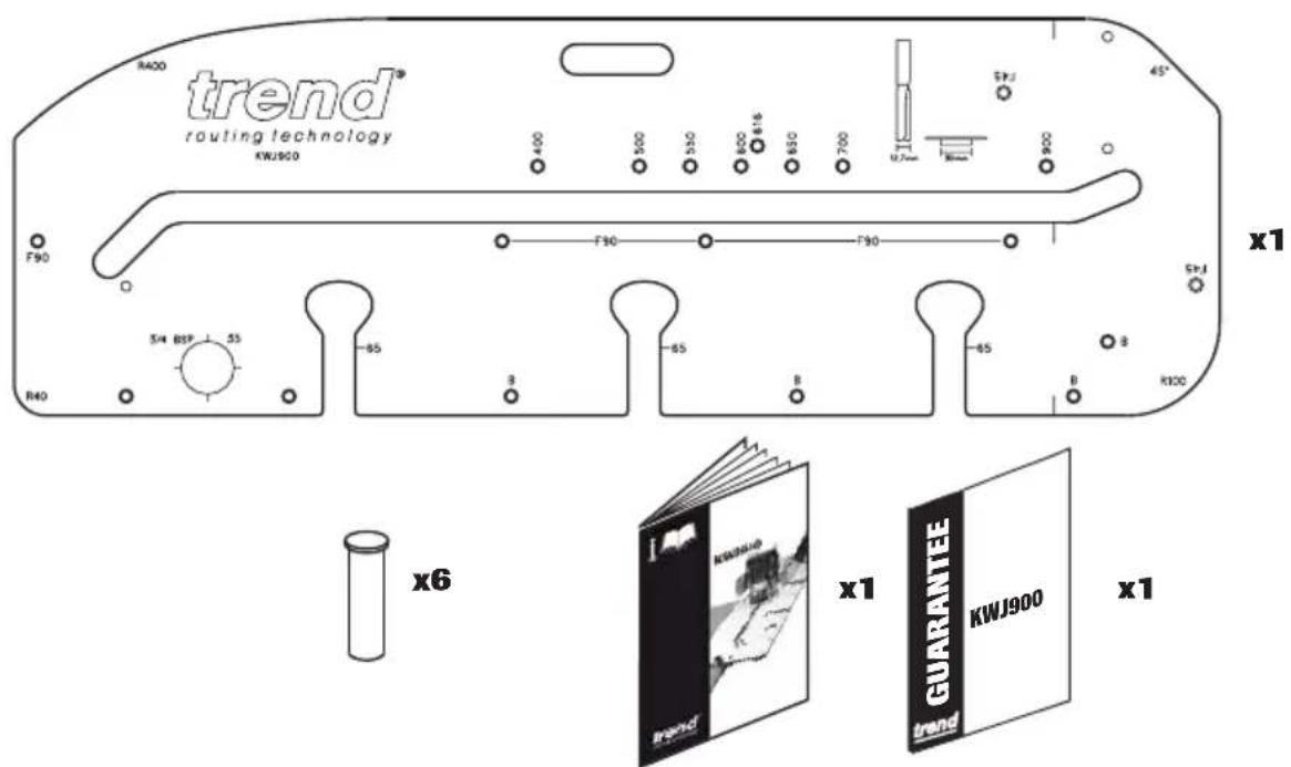 trend® routing technology KWJ900 400 500 550 600 616 700 8.7mm 900 45° F90 F30 F90 S4 BSP 55 R40 85 B 65 B 45 B 8 K300 x1 x6 x1 GUARANTEE trend KWJ900 x1 x1