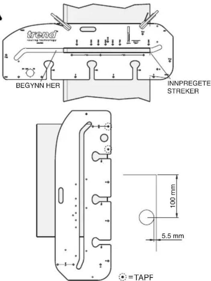 Trend KWJ900 - Fresing av hull for 3/4" vannkran - 2