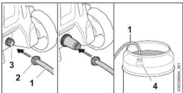 STIHL RE 90 - Wasserfilter anschließen - 2