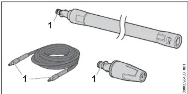 STIHL RE 90 - Reparar o aparelho de limpeza de alta pressão - 1