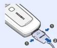 SAMSUNG SGH-X540 - Charging the battery - 2
