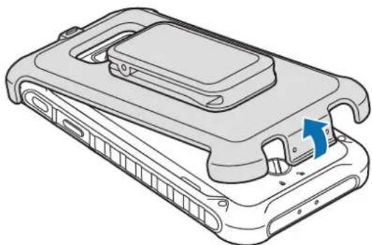 SAMSUNG Galaxy XCover FieldPro - Detaching the belt clip - 1