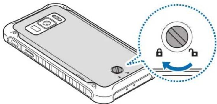 SAMSUNG Galaxy XCover FieldPro - Installing a memory card - 5