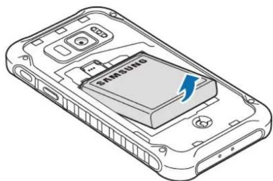 SAMSUNG Galaxy XCover FieldPro - Removing the battery - 2