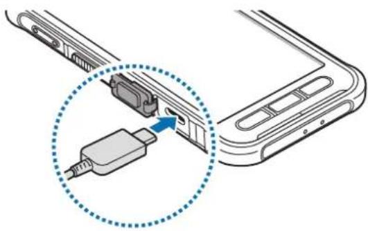 SAMSUNG Galaxy XCover FieldPro - Charging the battery - 4