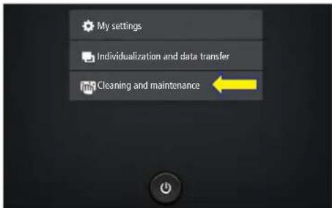 My settings Individualization and data transfer Cleaning and maintenance