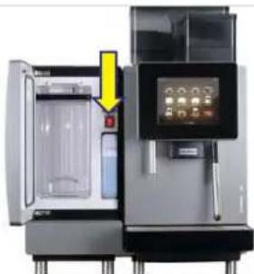 Industrial machine with open door and control panel, no visible text or symbols.