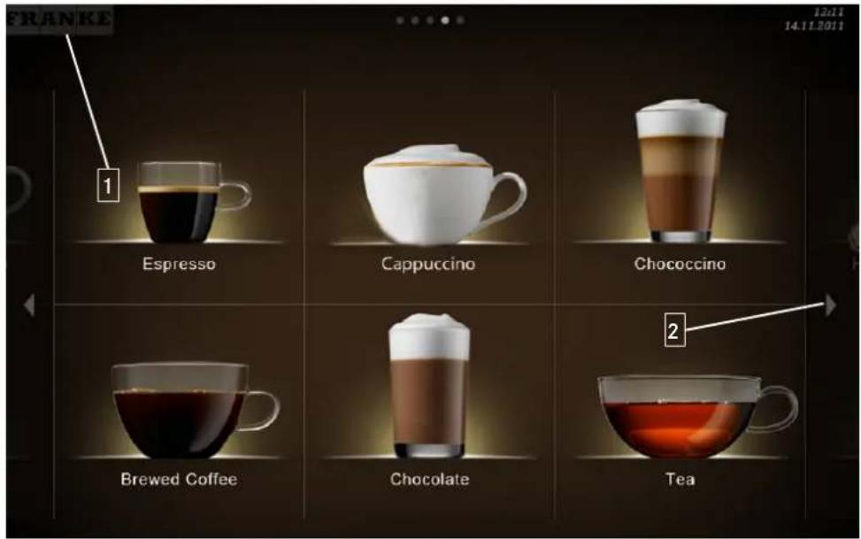 FRANKE 12/11 14.11.2011 Espresso Cappuccino Chococcino 2 Brewed Coffee Chocolate Tea