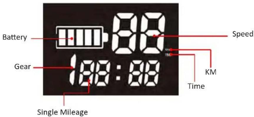 Battery Gear 1800:800 Single Mileage Speed KM Time
