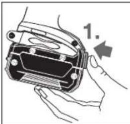 BOSCH GDX 18V-180 - Akku entnehmen - 1